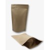 100 Bolsas Kraft Stand Up C/zipper 250g Para Café Y