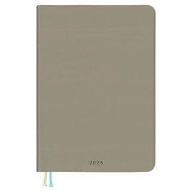 Daigo E7743 2025 Mill MOOD Weekly 1 Weekly Vertical B6 Brown Planner, Begins December 2024