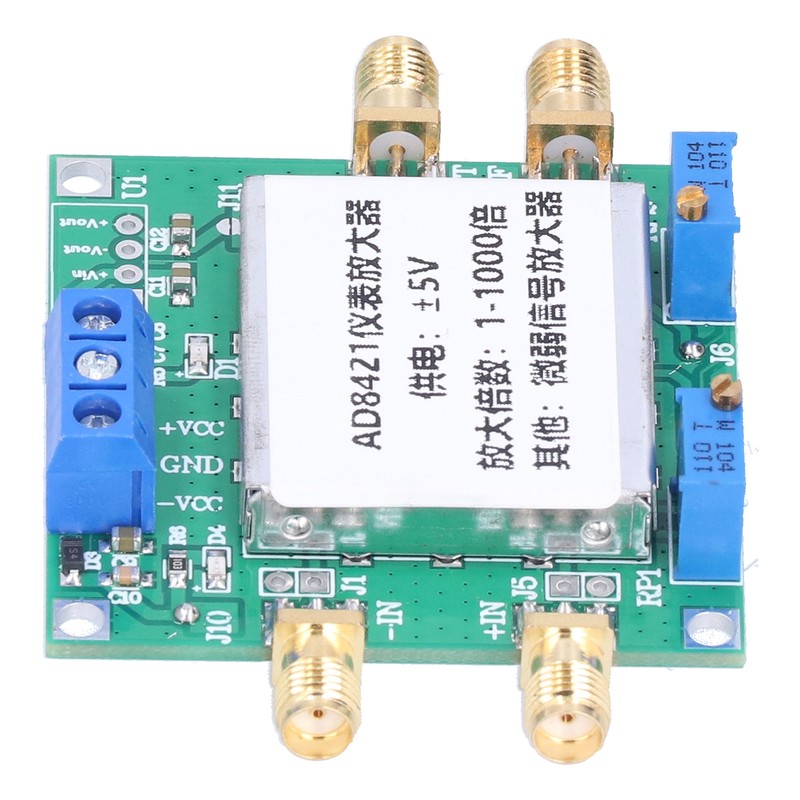 Amplifier Module AD8421 2.3mA 500pA Low Noise Distortion Signal Instrument