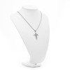 Scddboy Cross Necklace for Men,Stainless Steel Gold Silver Jesus Christ