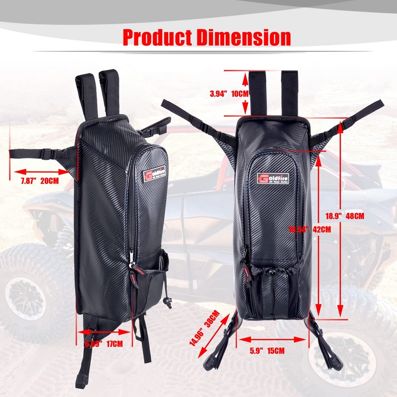 Goldfire Teryx Accessories,Offroad Universal UTV Cab Pak Center Seat Storage