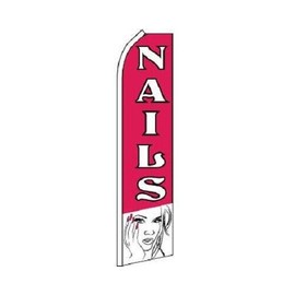 Nails King Size Swooper Flag (Hardware Not Included)