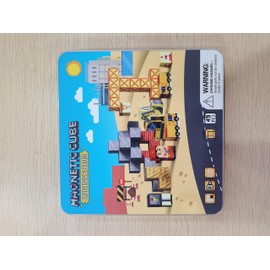 49PCS Mini Magnetic Building Blocks for Kids Ages 3-8 | STEM Educational Travel Toys with Portable Iron Storage Box | Construction Learning Gift for Toddlers, Boys & Girls