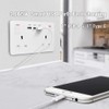 Wall Socket Double Switched with 2USB and 1 Type C