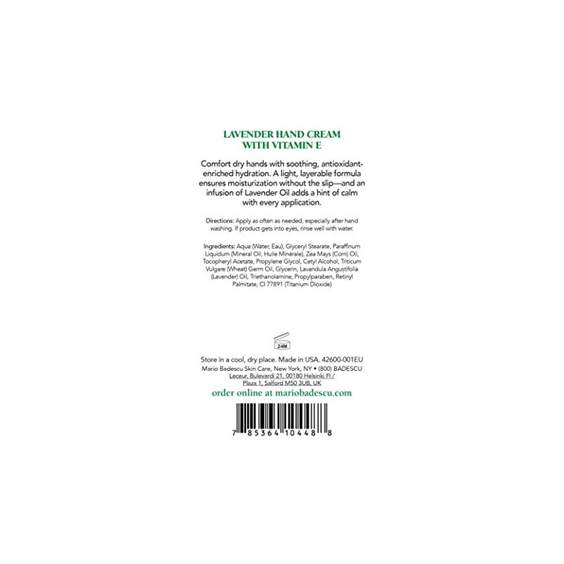 Mario Badescu Badescu Special Hand Cream