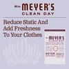 MRS. MEYER'S CLEAN DAY Dryer Sheets, Fabric Softener, Reduces Static,