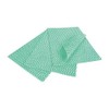 EcoTech EWF25G Envirowipe Compostable Folded Cloth, Green (pack of 25),50