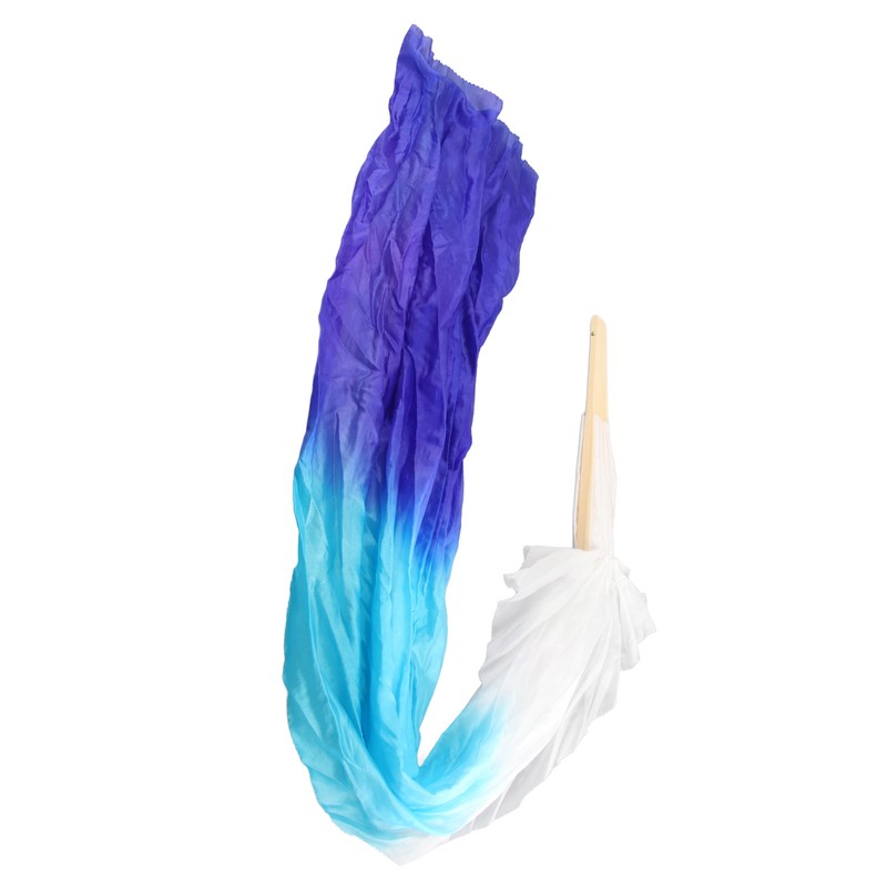 1 Pair Long Dance Fan Soft Beautiful Classical Dancing Fan