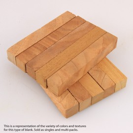 Legacy Woodturning, Spanish Cedar Wood Pen Blank, 3/4" x 3/4" x 5", Pack of 10