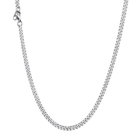U7 Silver Neck Chains for Men, Women 30 Inch Long Necklace