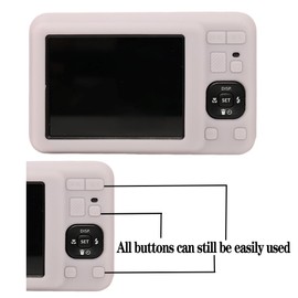 AEXUTDA Case Compatible for FZ55 camera, lightweight FZ55 body skin, soft silicone scratch resistant ultra-thin protective case FZ55,Jelly pink