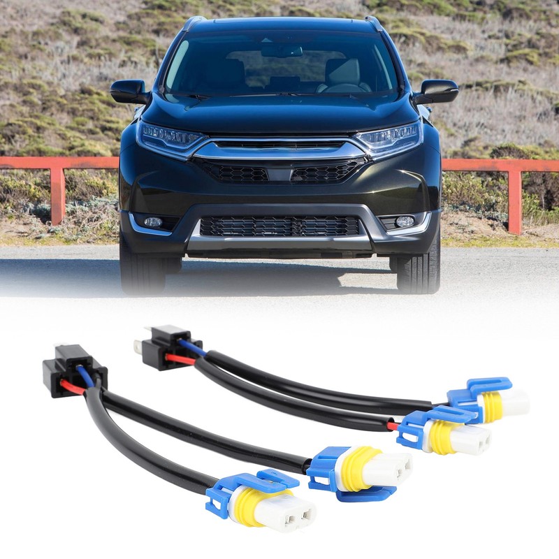 2pcs Headlight Bulb Conversion Wire 9003 H4 TO 9005 9006