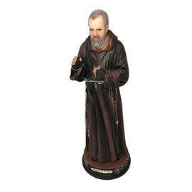 Mi Santuario Saint Father Pio Religious Figure Santo Padre Pio 12" / 30 cm Statue
