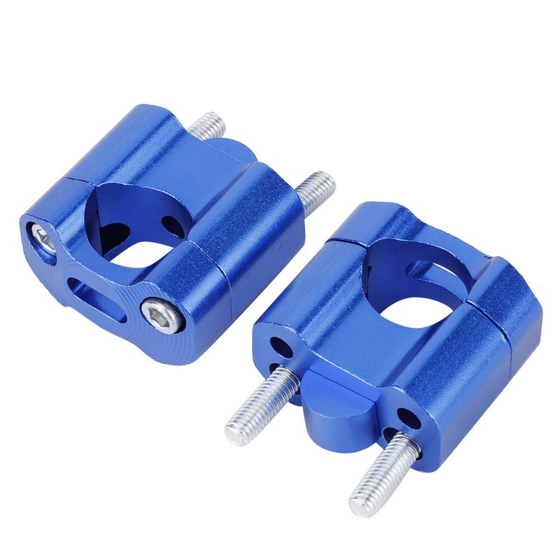 1 Pair Motorbike Handlebar Risers, CNC Aluminum Alloy Motorcycle Handlebar