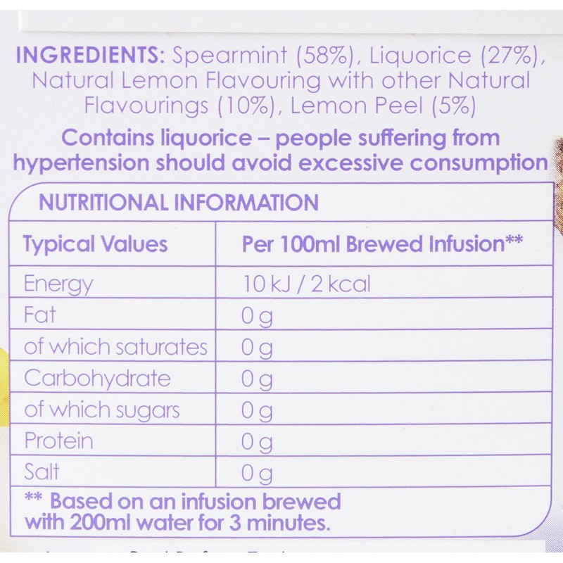 Twinings Liquorice and Spearmint Herbal Tea bags, 20 Tea bags