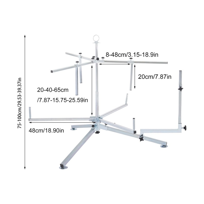 Pipe Reel Dispenser, Underfloor Heating Galvanized Pipe Drainer Galvanized Pipe