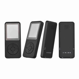 MP4 MP3 Player 1.77 Inch TFT Color Backlit LCD Screen USB Rechargeable BT MP3 Player Support for Win XP