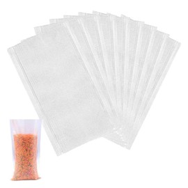 XinSeYuAN 100 Pcs Water Soluble Baits Bag Carp Baits Fishing Bag PVA Carp Fishing Bag for Solid Bait Carp Fishing (7 * 15CM)