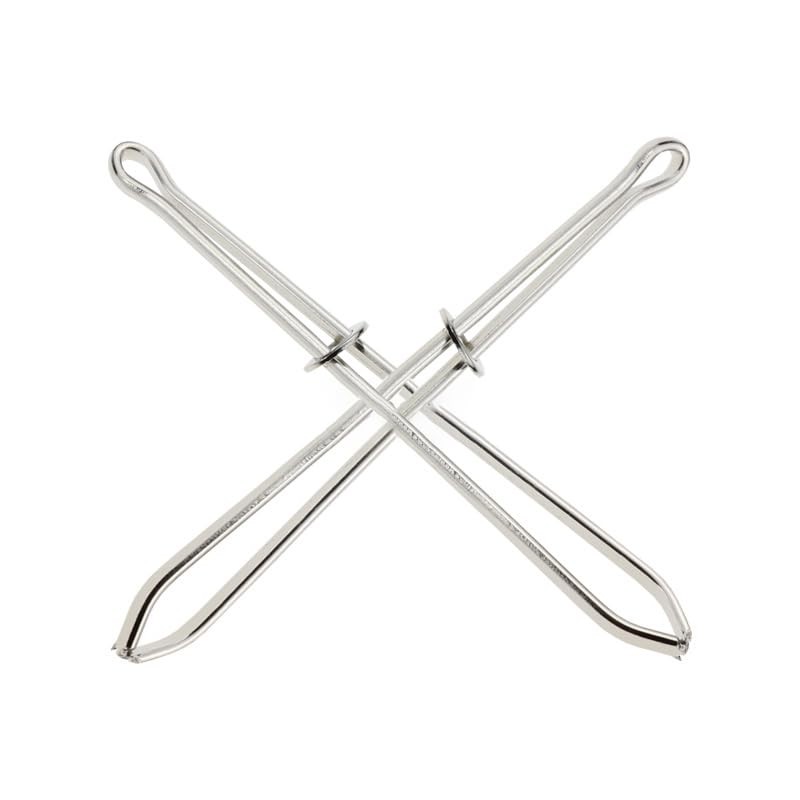 10 Pcs Bodkin Needle Elastic Threader Self-Locking Tweezers Clip Easy