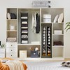 YOUDENOVA Hanging Shoe Organizer, 10-Shelf Closet Shoe Organizers for Closet,