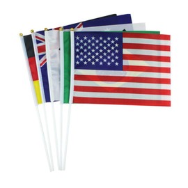 40 Countries International World Stick Flag Country Flags Flags of The World Poster Game Corner Flags World Flags Poguelandia Flag Flags Of The World Poster Flags 2024 Hand Held (40 Random Pattern)