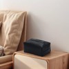 JZS PU Leather Tissue Box Cover Square Facial Tissue Holder