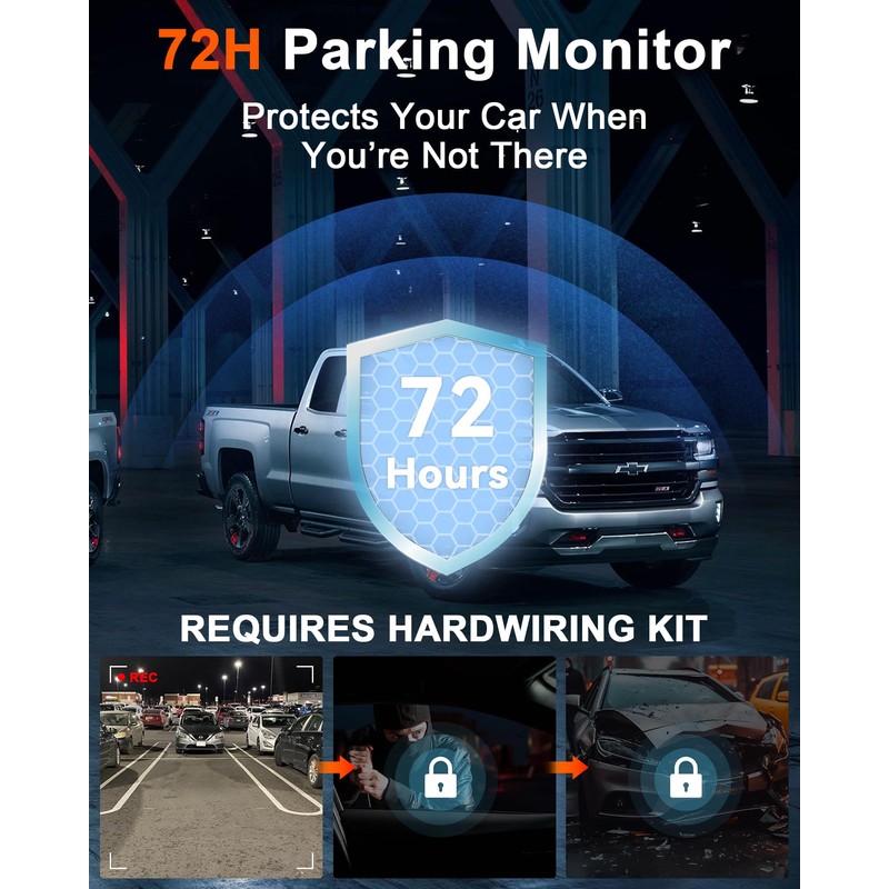 15-Min Easy to Install Dash Cam: Dual Camera with Night