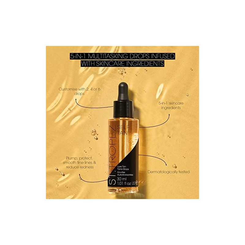 Self Tan Tonic Glow Drops by St. Tropez for Unisex