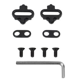 SPD Cleats for Cycling Shoes, 2 Pack Cycling Cleats Adjustable Position Durable Metal Material Compatible with MTB SPD Pedals Anti-Slip for Indoor Driving, Outdoor Biking, Road Riding