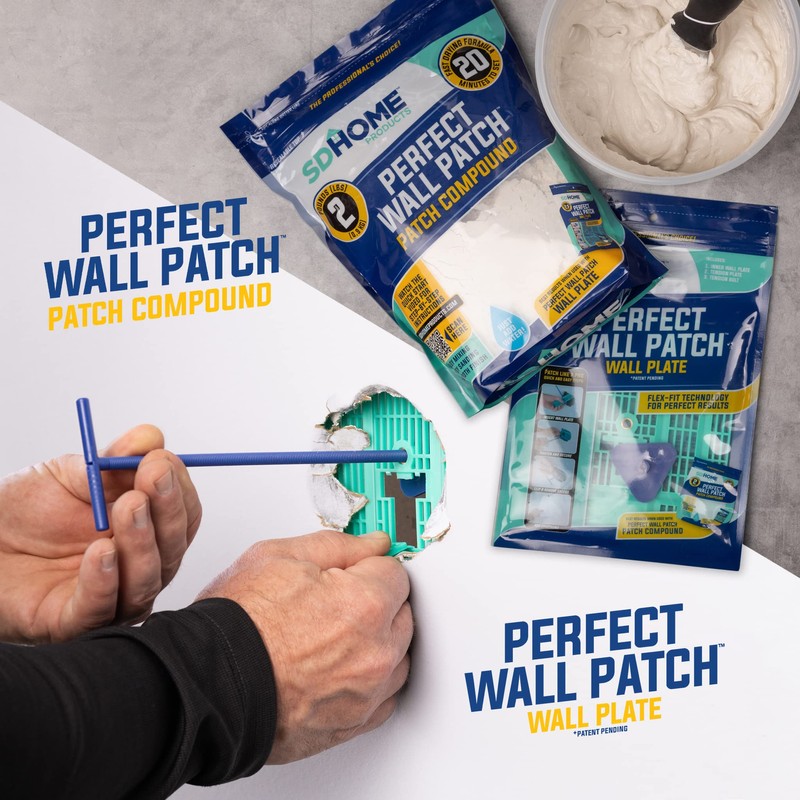 SDHome Perfect Wall Patch - Wall Plate 3-Pack - Repairs