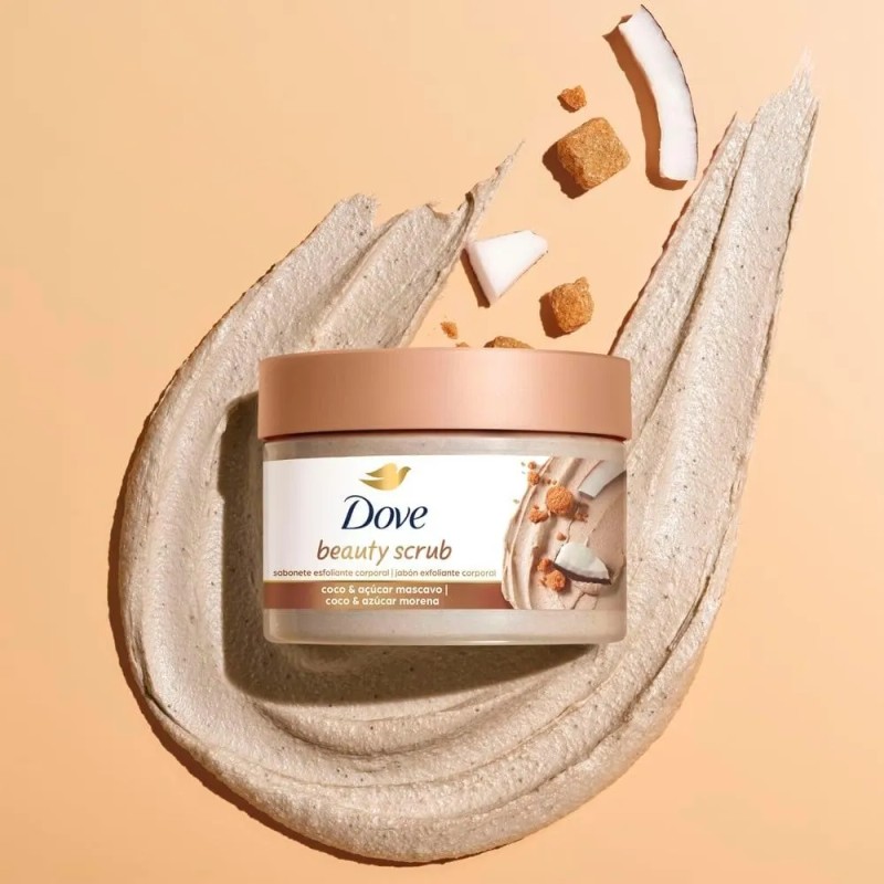 Dove Jabon Exfoliante Corporal Coco Y Azucar 298g Coco Y