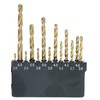 Takagi EARTH MAN Titanium Coated Ironwork Drill, Round Shaft, Set