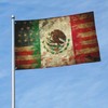Mexican American Flag Mexico Flag 3x5 Ft Double Sided Print