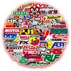 Stickers carreras de vinilo 100 pack, Stickers Racing Pegatinas con