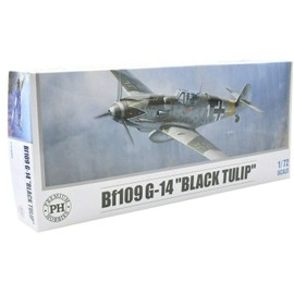 Premium Hobbies Bf 109 G-14 Black Tulip 1:72 Plastic Model Airplane Kit 127V