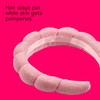 Conair Spa Makeup and Face Washing Headband, Pink Bubble Design,