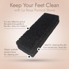 LaRosa PUMICE SPA Double Sided Exfoliating Sponge - Black with