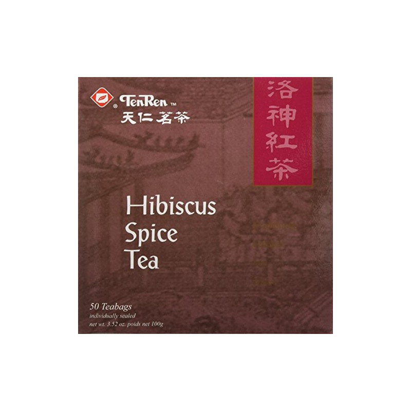 Ten Ren Hibiscus Spice (Roselle) Tea - Chinese - 50