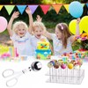 2Piece Lollipop Display Stand,Sturdy Acrylic Lollipop Stand with 15 Slots,Includes