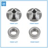 Wahparts Set of 2 Front Wheel Hub Bearing Assembly Compatible