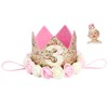 Hitopin 1 Piece Birthday Baby Crown with Number 3, Baby