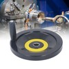 Revolving Handle Hand Wheel 18x200mm Backside Corrugated Hand Crank Handwheel