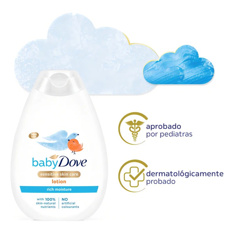 Baby Dove Crema Corporal Humectación Enriquecida 400 Ml
