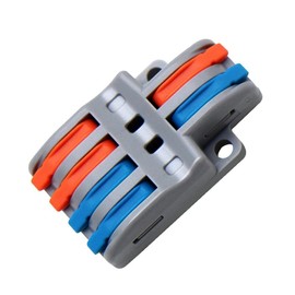 YQSIYU 2 in 4 Out Lever Nut Wire Connectors 28-12AWG 12 Pcs