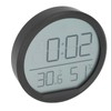 Indoor Thermometer Hygrometer Multifunction Thin Accurate Wall Mounted Digital Alarm