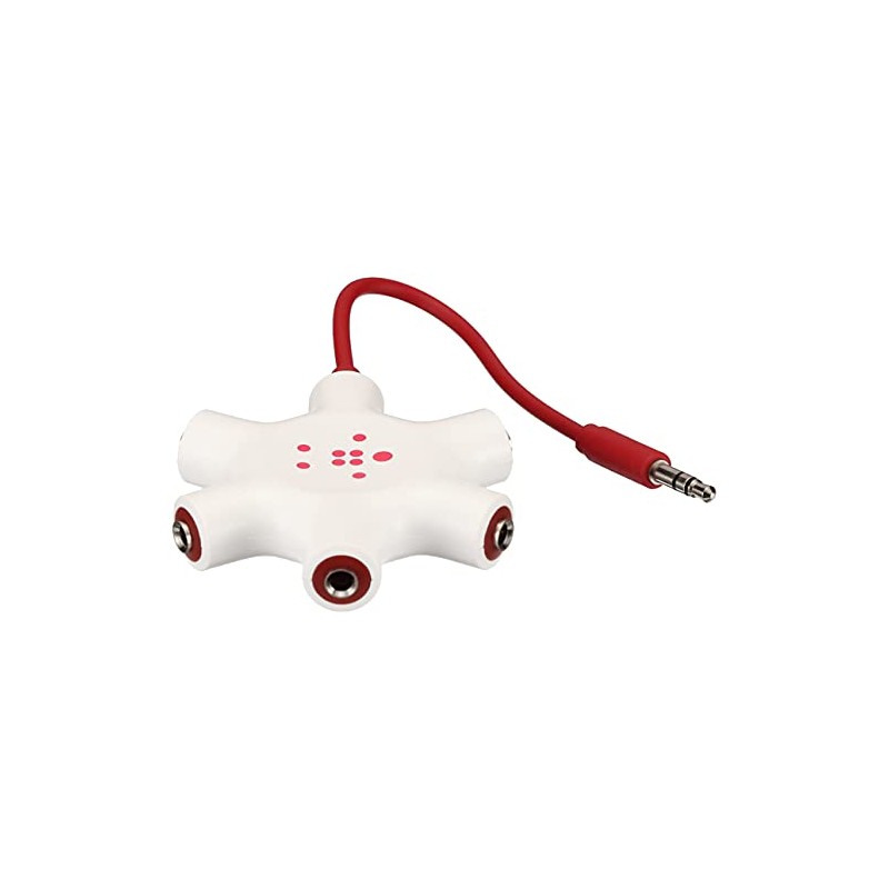 Belkin F8Z274BTRED Splitter Audio Cable Rockstar Mini-Phone