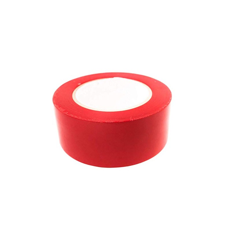 Bertech Aisle Marking Tape, Red, 3" Wide x 36 Yards