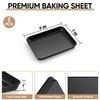 E-far Baking Sheet Set of 2, 9" x 7" x