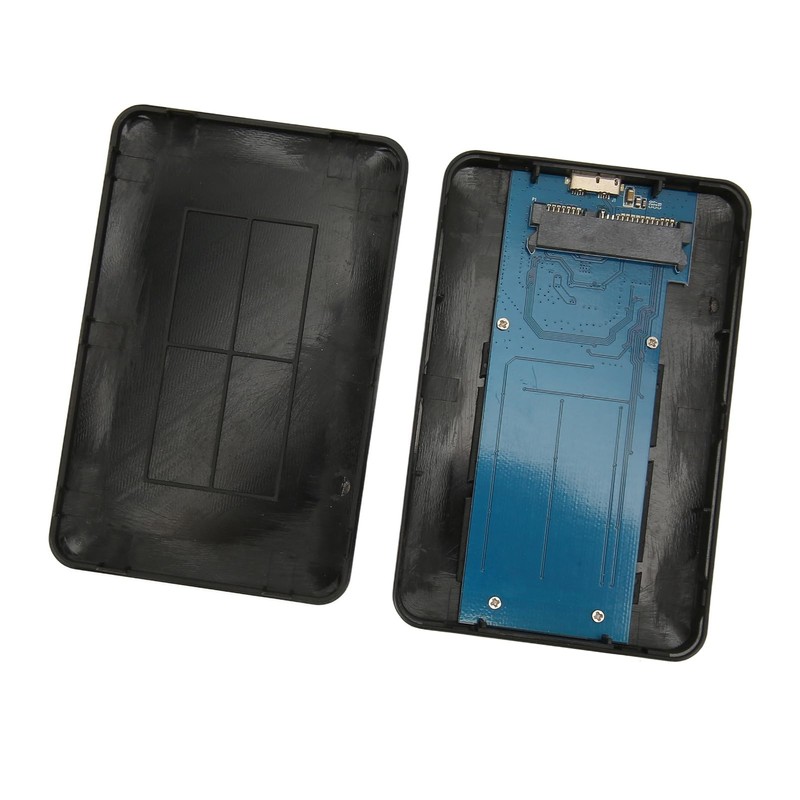 Encrypted SSD Drive Enclosure, 2.5 Inch Hard Drive Enclosure with