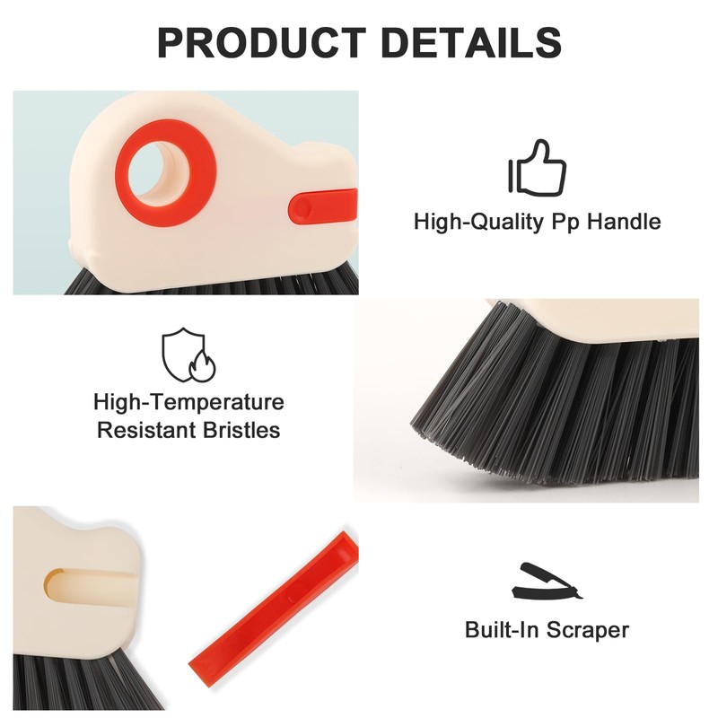 2-in-1 Groove Cleaning Brush, Window Groove Cleaning Brush, Multifunctional Crevice